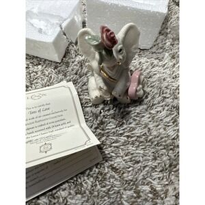 SOLD Lenox Tons of Love Elephant Figurine Made In China‎ 24K Gold Accents